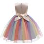 Conyson Summer Children Girls Mesh Long Party Dress Sleeveless Flower Boutique Kids Girl Dresses High Quality Formal Dresses