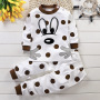 Wholesale Breathable Long Sleeve Kids Sleepwear Cotton Kids Cartoon Pyjamas Korean Kids Pajamas Set