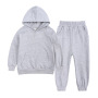 Conyson Wholesale Casual Long Sleeve Outdoor Kids Clothing Suits Customize Boys and Girls 2Pcs Unisex Children Clothing Set