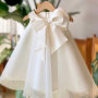 Girls Dress Skirt Big Bow Girl Full Moon Birthday Holiday Dress Korean Girl Dress