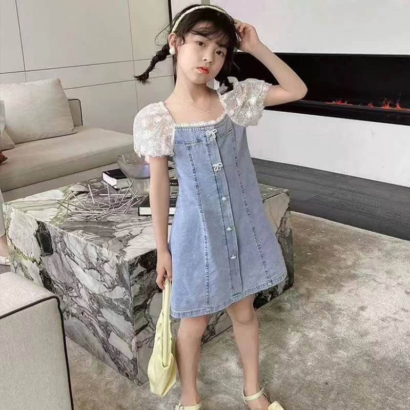 Conyson 2023 New Frock Design Toddler Baby Girl Birthday Party Sofia Cowboy Clothing Puff Sleeves Princess Elsa Dress