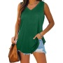 Conyson New Style Stock Lots European Style Plus Size Oversized Polyester Women's Perfect Clothing Sexy Sleeveless T-shirts