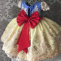Conyson High Quality Elegant Party Evening Dress Princess Mesh Wedding Christening Gowns for Little Girls
