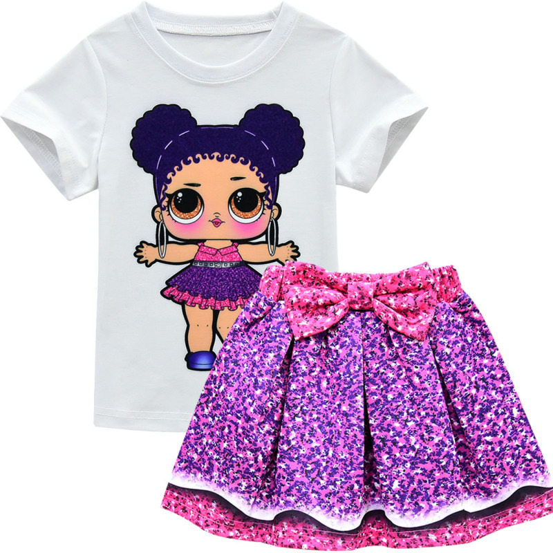 Hot Sale Summer Lovely Kids Boutique Wholesale Cute Baby Girl Summer Clothes Sets Lovely Children Girls Boutique Sets 3pcs