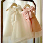 Girls Dress Skirt Big Bow Girl Full Moon Birthday Holiday Dress Korean Girl Dress