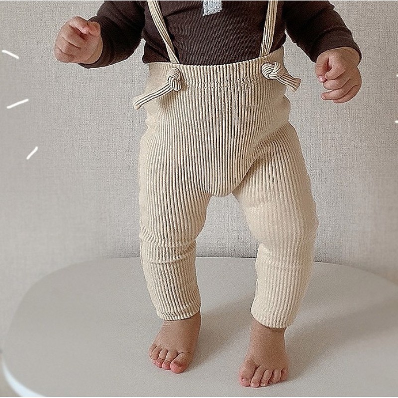 Wholesale Men And Women Baby Cotton Pants Autumn And Winter Baby Leggings Newborn Ribbed Leggings