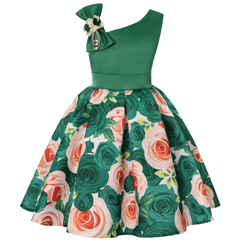 Wholesale Girl's Birthday Dresses Child's Party Princess Flower Wedding Formal Bridesmaid's Day Dresses