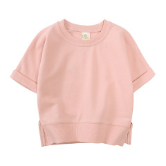 Conyson New Arrival 2023 Toddler Casual Summer Kids Tales 2 Pieces Short Sleeves Boys And Girls Clothing Jogger 1-7Y Kids Sets