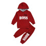 New Foreign Trade Hot Suit Children Clothing Sets Baby Girls Clothes Long Sleeve Hooded Casual Tracksuit Suits Boys Clothes