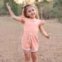 Conyson New Girl Summer Clothing Sets Short Sleeve Tops Shorts Fashion 2Pcs Kid Girls Outfit Sets Casual Baby Girls Clothes Sets