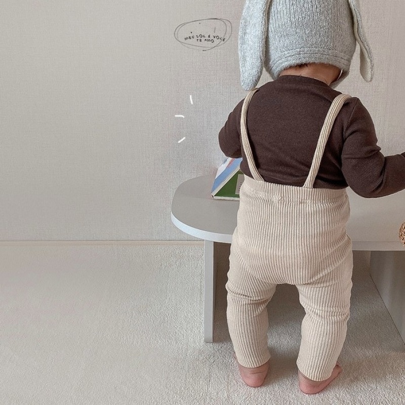 Wholesale Men And Women Baby Cotton Pants Autumn And Winter Baby Leggings Newborn Ribbed Leggings