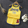 2021 Summer Short Cartoon Print Tops Outfits New Baby Overstock Sports Basketball Children Clothing newborn jersey outfit kid