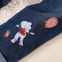 Hot sale 2021 spring autumn children casual long sleeve print sweet floral cotton tops denims baby clothes girls Clothing Set