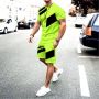 Summer Custom Tracksuit 2 Piece Short Sleeve Loose Fitness Casual Short Sleeve Suit Men'S Shorts Sets Gym Joggers Suits Set