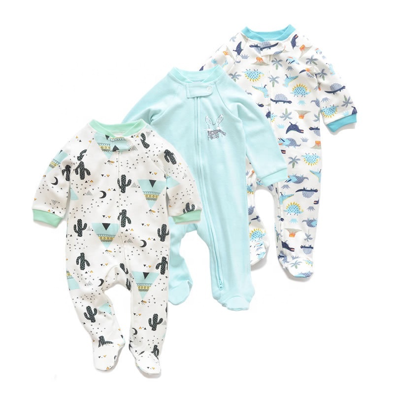 Wholesale Newborn Baby  Baby Onesie Baby Long Sleeves Jumpsuit Clothes Infant Rompers
