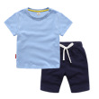 Light blue + navy blue