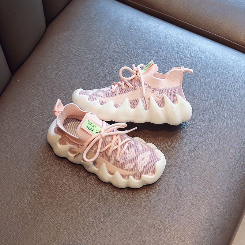 Conyson New Style wholesale High Quality Outdoor Korean Sneakers School Flexible Running Light Sports Flat Organizer Kids Shoes