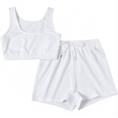 Wholesale 2023 Summer New Summer Clothes 2023 Fitness Activewear Slip Cozy Jogger WomenTwo Pieces Suit Seamless Women Set