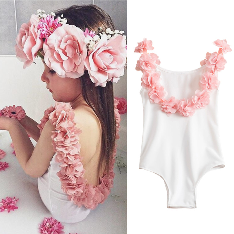 Conyson Hot Beach Baby Girls Ruffles One Piece Swimsuit Newborn Toddler Swimming Bathing Suit Children Backless Beach Swimwear