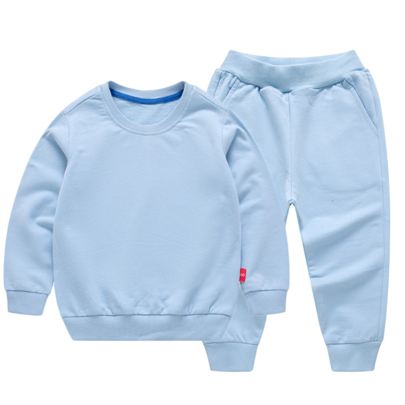 Conyson Wholesale Spring Custom Logo Baby Boys Customize Fashion Boutique Cotton Pants 2pcs Kids Girls Clothing Sets