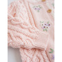 New Style Baby Girl Winter Sweaters Round Neck Lace Multicolor Flower Knitted Cardigan Sweater Designs For Girls