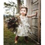 Conyson Wholesale Summer New Kids Clothes Children Baby Girls Sleeveless Printed Skirt Button Big Flower Cotton Baby Girls Dress