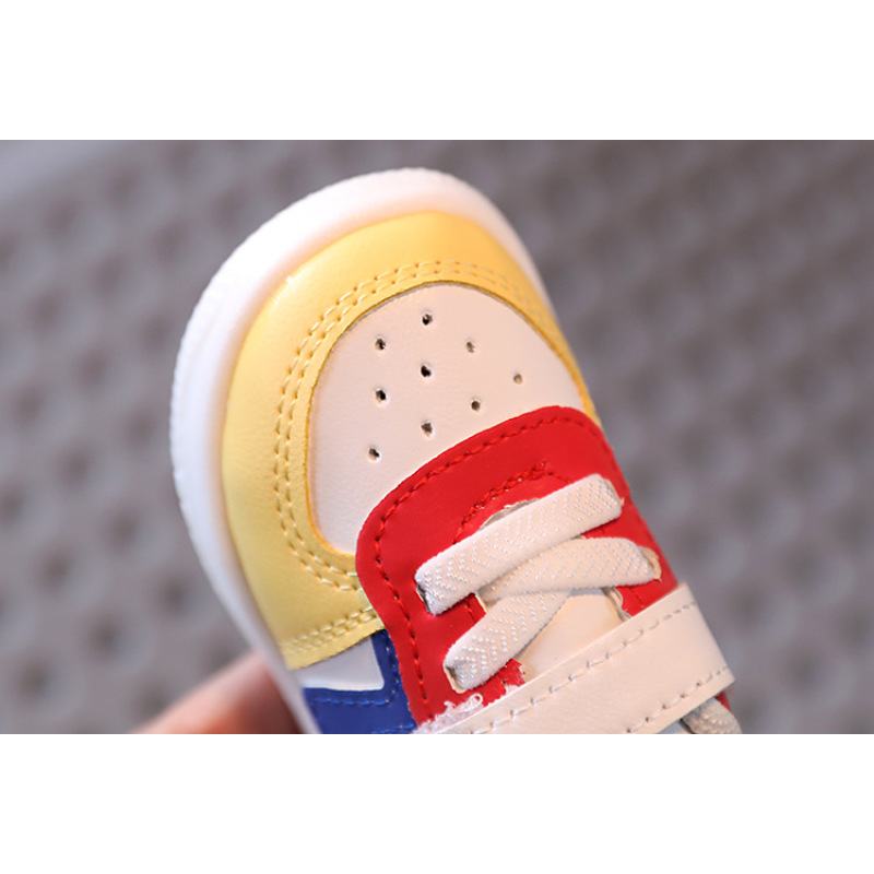 Conyson wholesale toddler kids spring patchwork Korean fashion boutique designer running sport shoes infant boy girl sneaker