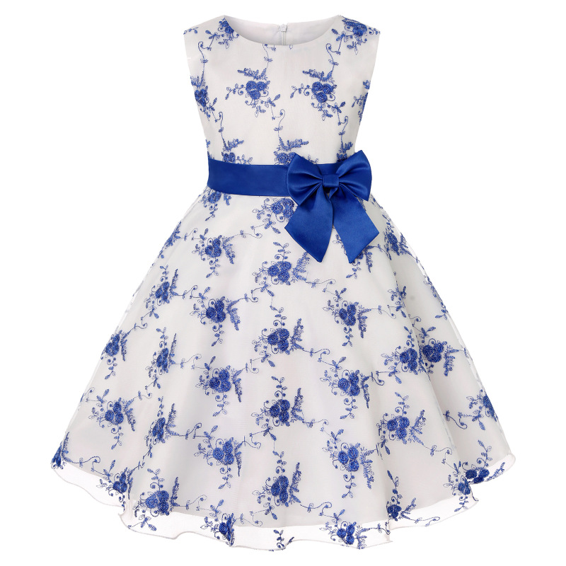Conyson 2023 3-10 Years New Girl Embroidered Skirt Formal Little Girls Luxury Ball Gown Fairy Evening Wedding Princess Dress