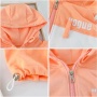 Conyson Casual Baby Girl Zipper Clothes Set Cute Hooded Sportswear Letter Infant Girls Long Sleeve Outfit 2Pcs Tracksuit