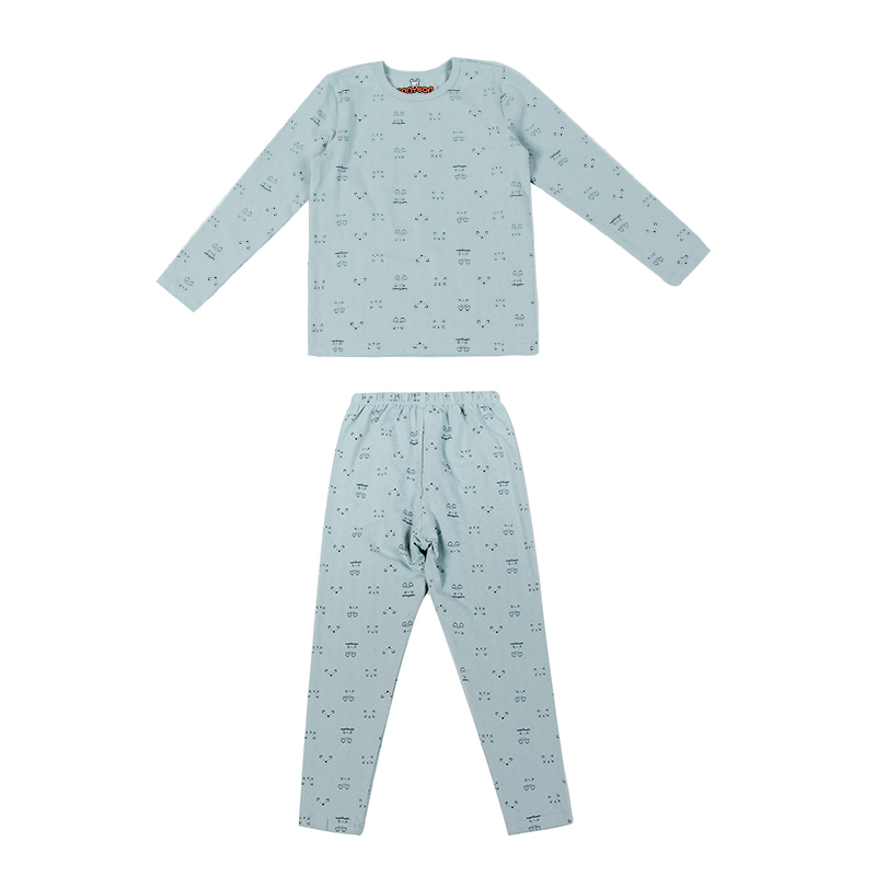 Wholesale 3-13 Years Soft O-Neck Kids Sport Play Child Clothes Boy Clothing Sleeping Pajama Set