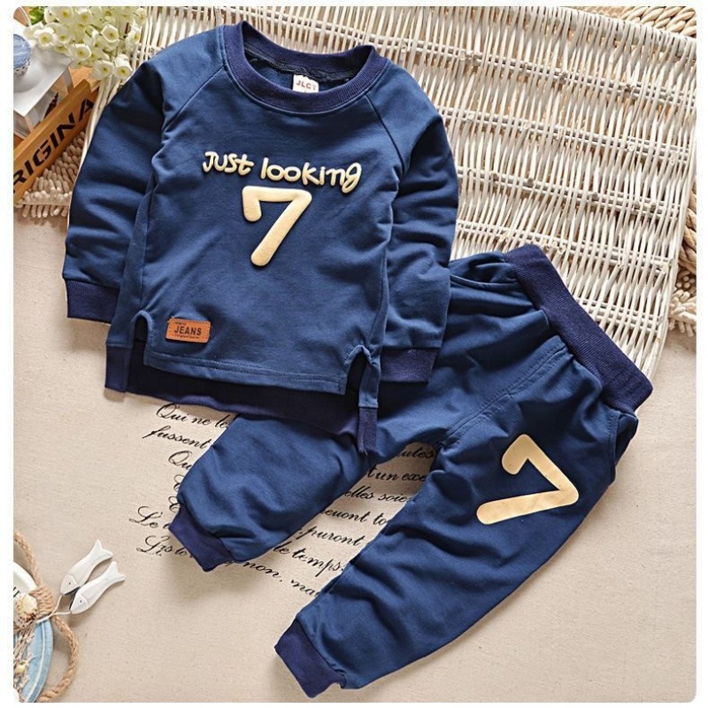 2021 New Fashion Casual Autumn Baby Clothing Boy Baby Winter Clothing Sets Boy