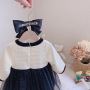 Conyson Wholesale Cotton Children Designs Clothing Kids Winter Plush Casual Cute Soft Toddler 8M-5Y Girls Dresses