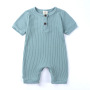 Hot Sale Summer One Piece Baby Clothes New Born Boy Girl High Quality Stretch Home Wear Kids Rompers Pajamas Babies