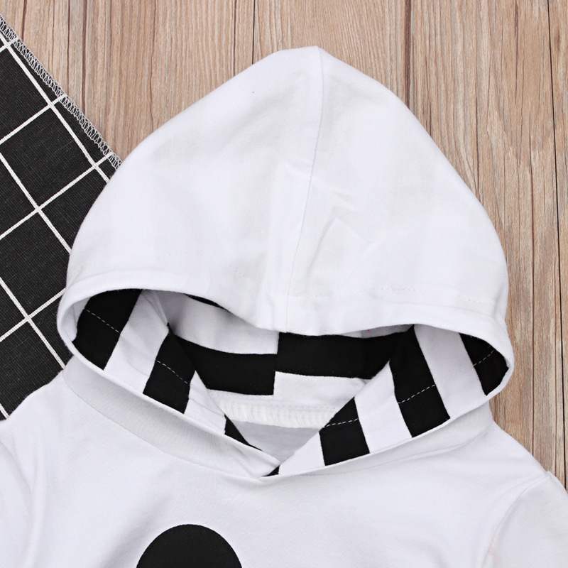 Conysond Toddler Boy Halloween Long Sleeve Sweater Printed Pants Clothing Sets Casual Cute Striped Ghost Pant Infant Boys Suits