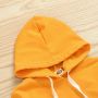 Conyson Baby Girls Sportswear Spell Color Long Sleeve Pullover Hood Crop Tops Mesh Desgin Long Pants Jogging Tracksuit Outfit