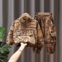 Conyson fashion Wholesale toddler casual suits Baby Clothes Kids pop boy girls zipper cotton clothing Tracksuits Sweatsuit Sets