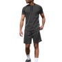 Conyson wholesale summer full set zip clothes customize logo jumpsuit top and short beach jogger 2 pieces tracksuit men sets