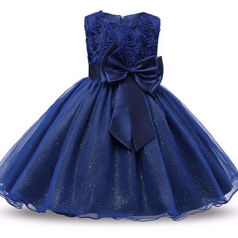 Customize Wholesale Boutique Children Clothes Girl Dresses Latest Children Dress Designs kids Party Birthday Dress