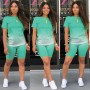 Wholesale Custom Logo Jogger Tracksuit Workout Digital printing Summer Women 2 Pieces Gym Yoga Matching Shorts Fitness Lady Set