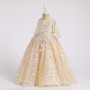 Girl Dresses Kids Fancy Formal Party Long Gown Irthday Party Party Girl Ball Gown