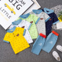 Conyson Polo Shirt 2 Pieces Cotton Toddler New Arrival Summer Casual Boys 2 Pieces Children 1-5Y Summer Boys Clothing Sets