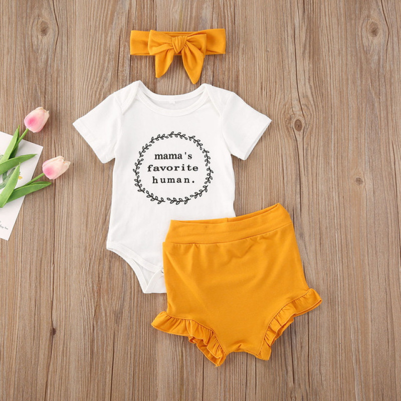 Short SLeeve T-Shirts And Skirts Baby Clothes sets Knitted Leopard Casual Children Girls Summer Clothing Sets