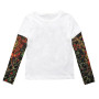 Conyson Bulk Custom Logo Unisex Children's Spring Boy T-shirts Vest Long-sleeved Splicing Hip Pop Style Tattoo Arm Boy Shits