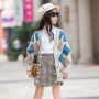 Conyson wholesale rts korea kids fashion children sweater clothes embroidery letter Girl Long Sleeve Autumn Winter clothing Coat