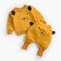 Conyson hot sale fall children korean designer animal baby kids fashion boutique winter clothing boy girls cotton clothes sets