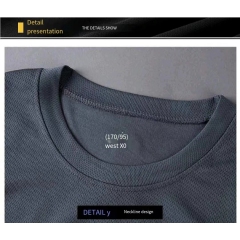 Conyson Summer Oversized Quick Dry Short Sleeve Round Neck Pullover Men Short Set T Shirt and Short Suit Men's 4xl Shirt Sets