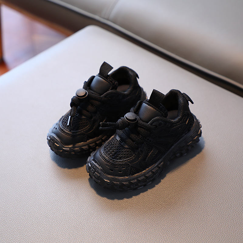 Conyson Wholesale Sportswear Sneakers Unisex Basketball Light Black Casual School Kids Shoes Outdoor Organizer Kids Shoes