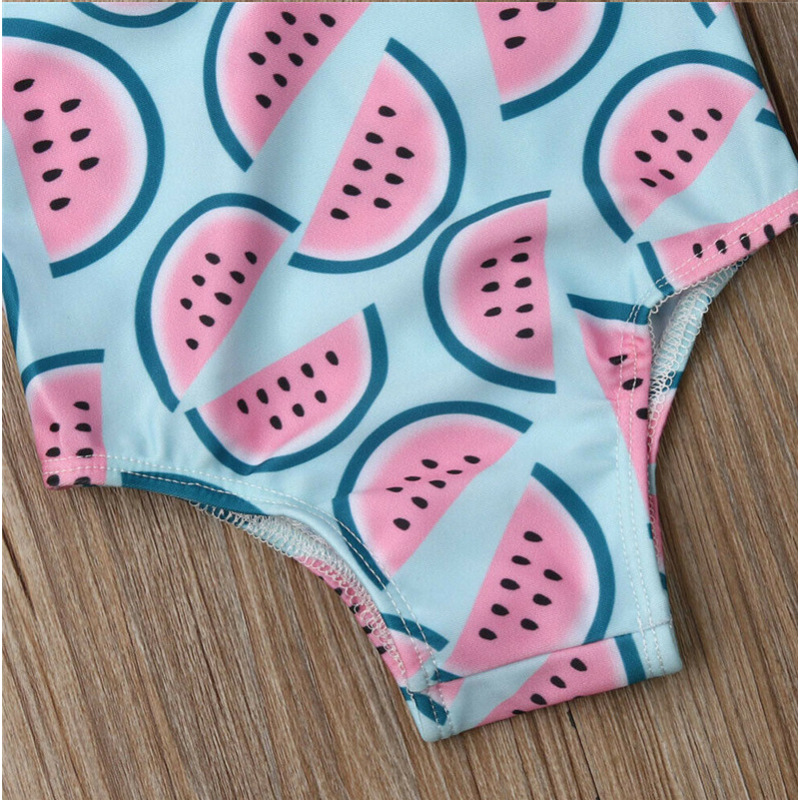 Toddler Infant Swimwear Cute Summer Swimming Costume Baby Girls Wholesale Toddler Watermelon Bikini Suit Summer Baby Girl