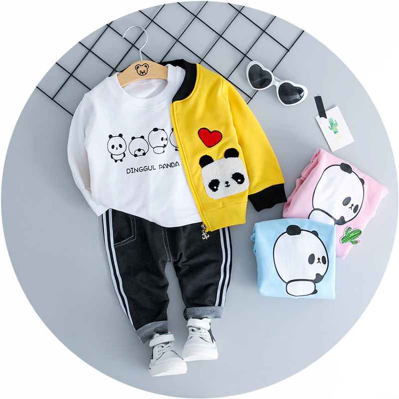 Manufacturer Discount Long Sleeve Hot Selling Casual Sweater  Boy Toddler Applique Outfit Children's Suit