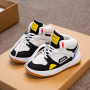 Conyson high quality kids spring autumn Korean fashion boutique designer running sport shoes boy girl Outdoor pu leather sneaker